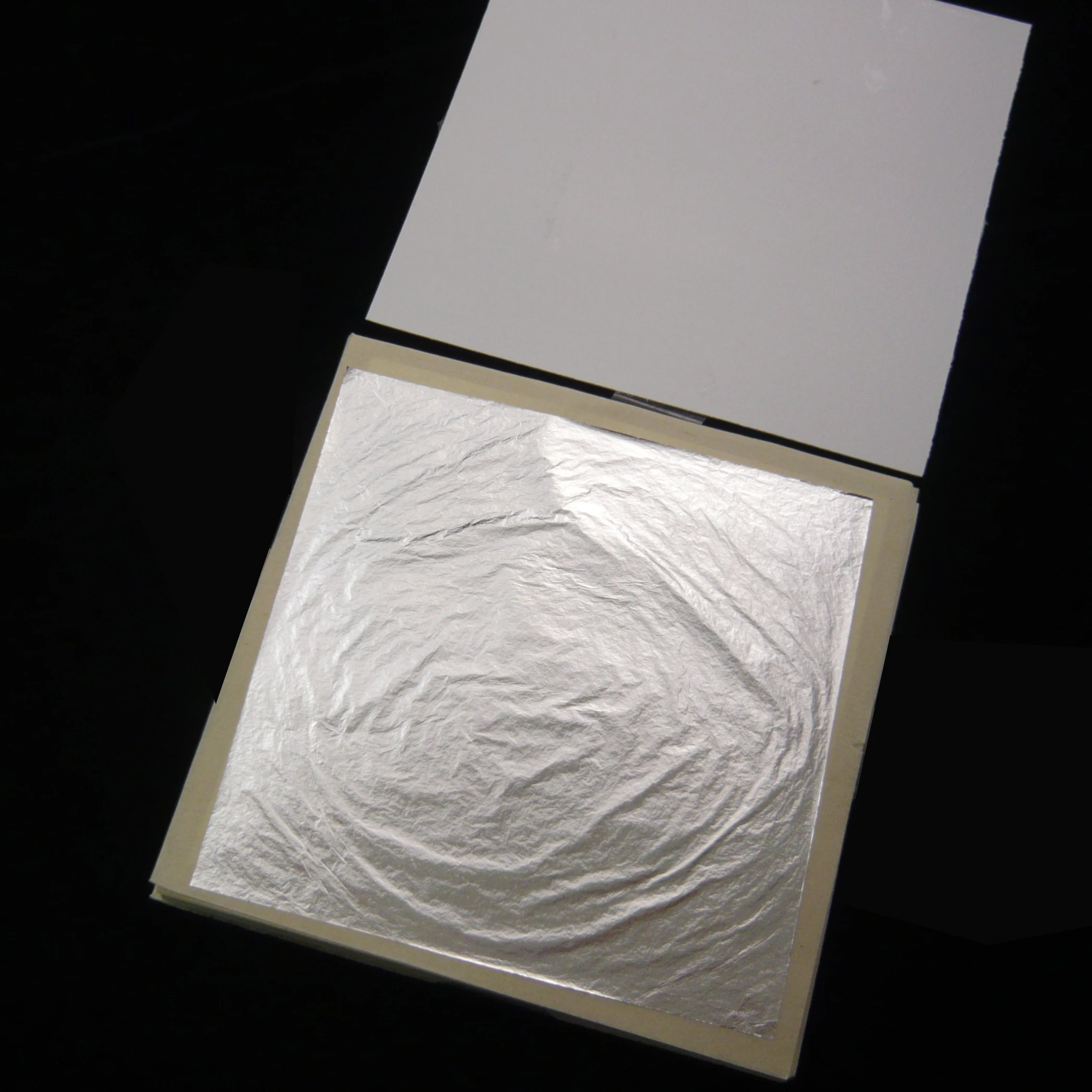 Wholesale Silver leaf 100% pure silver foil genuine gilding silver sheet 11 X 11 cm luxurious Crafts decoration