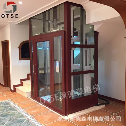 Small Home Glass Elevator for Villa
