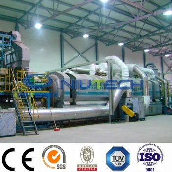 Industrial Continuous Scrap Tyre to Diesel  Pyrolysis Equipment