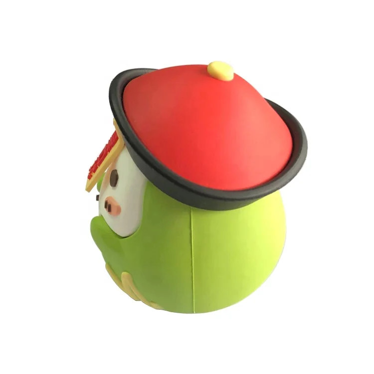 2020 new ideas product 3D PVC Soft Plastic Toys cute ornament