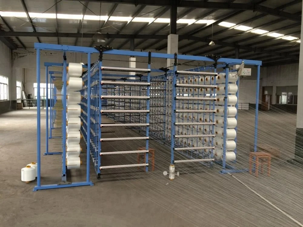 rotary yarn creel for warping machine