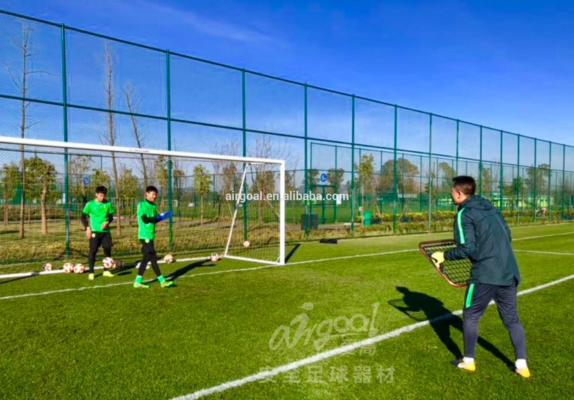 High quality handheld tennis rebounder net with handle