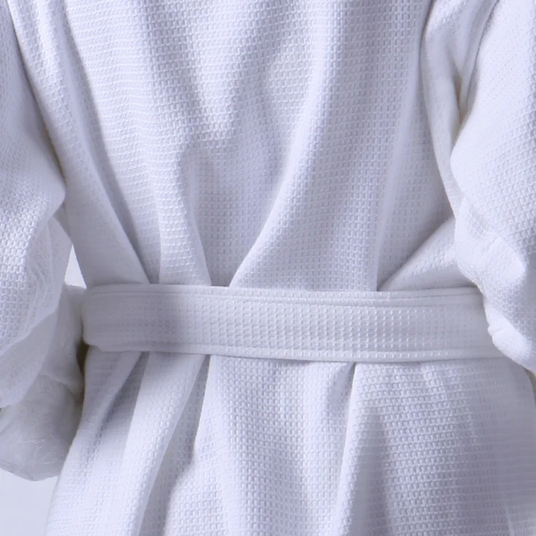 High Quality Egyptian Cotton Waffle Bathrobe For Hotel