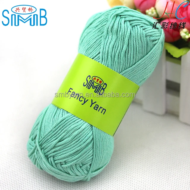 HB3422 huicai пряжа из натурального волокна, популярная фабрика, оптовая продажа, 100 хлопчатобумажная Бамбуковая пряжа для ручного вязания