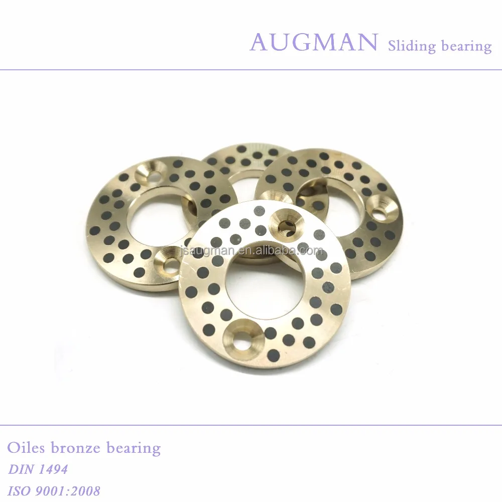 China manufacturer sliding bushing, brass bush with graphite