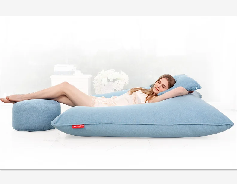 Китайский поставщик экологическая спальная кровать мешки большая подушка мешок кресло чехол для мешка