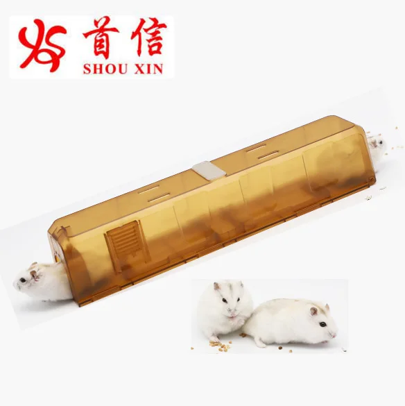 Safely Plastic mouse rat mice snap trap station with two doors for mouse rat control
