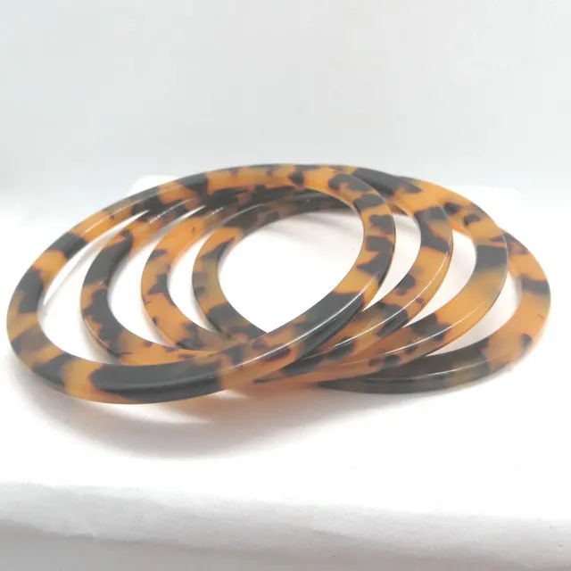 5049 Best selling tortoiseshell acetate bracelet island jewelry wholesale high quality beach jewelry accessories for women girl