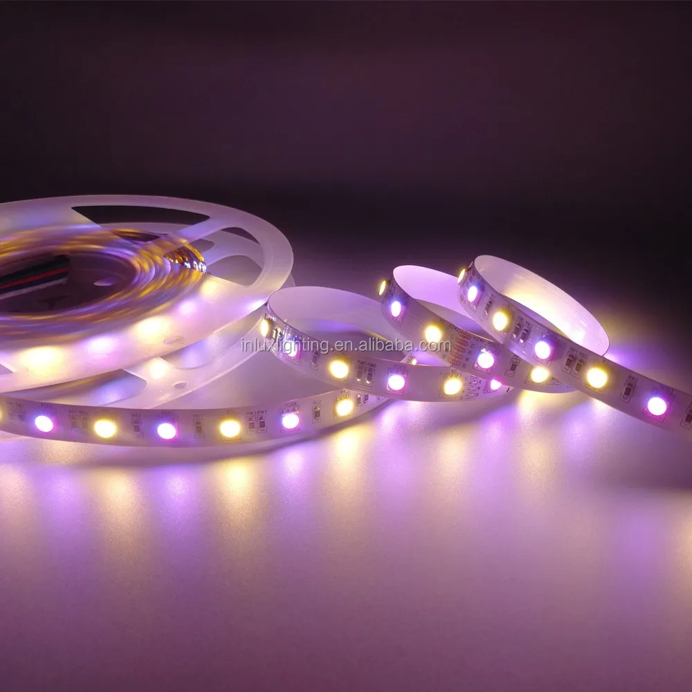 Dc 12V 24V rgb rgbw led light strip 72leds/m, RGBW led strip 4 In 1 SMD 5050 rgb 5M ShenZhen led flexible strip light