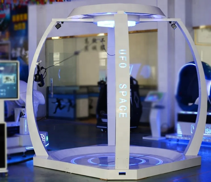 IFun UFO Space VR shooting gaming station with  VR headset/interactive VR simulator