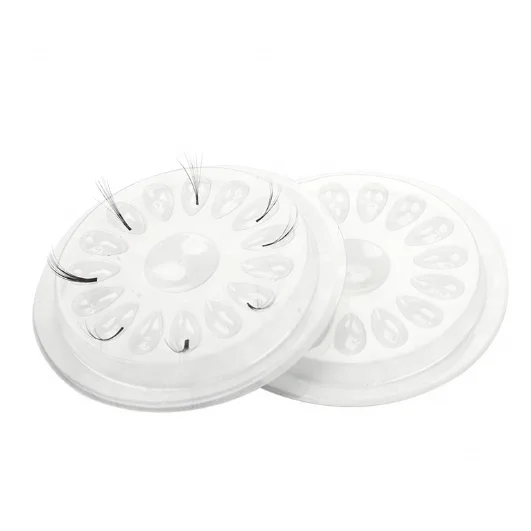 Disposable adhesive glue holder tray tool for eyelash extension
