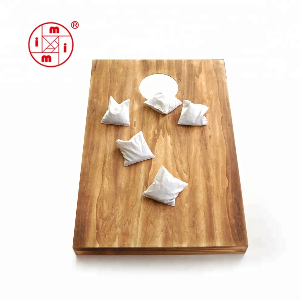 wooden outdoor large wooden block wood game giant garden game Kubb Yard Skittle game