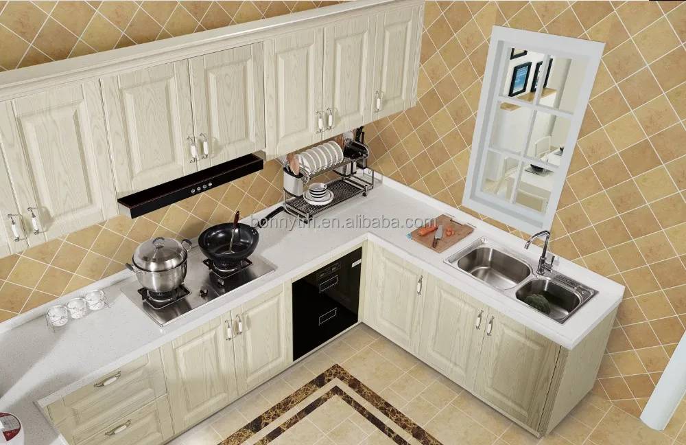 JYW-006 элегантный фиолетовый цвет кухонного шкафа мебели с высокими Корзина & матовые настенный сетевой шкаф со стеклянной дверью Шкаф