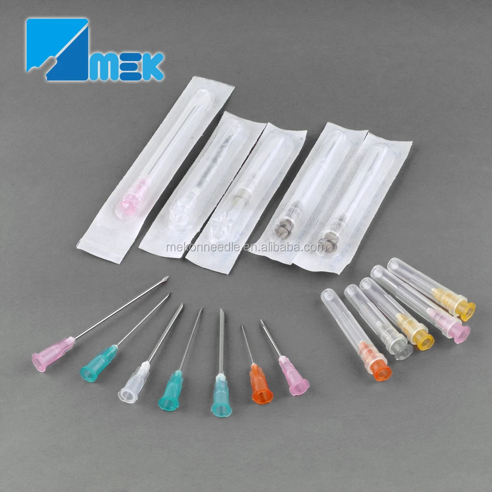 Hypodermic needles for single use mesotherapy needle 14G-34G with CE ISO 510K certificate