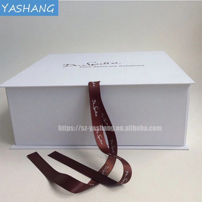 Rose gold rigid gift paper collapsible box jewelry gift boxes with embossing logo customized magnetic closure gift box