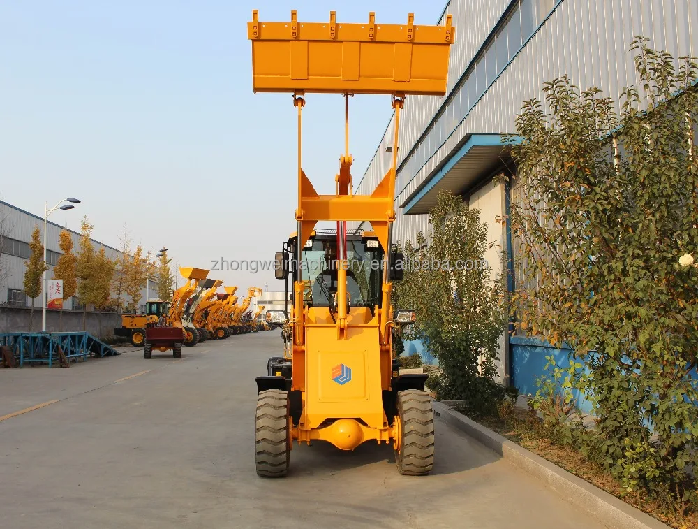 Small shovel loader farm wheel loader machine 1.2T small loader