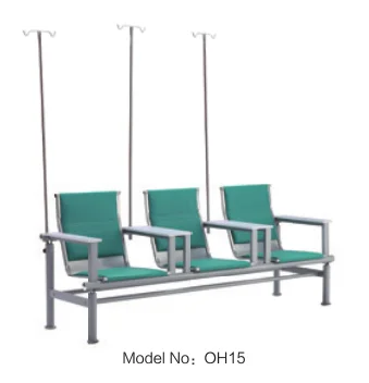 3seater no folded PU hot sale drop waiting chair hospital waiting sofa public area customer chair waiting bench