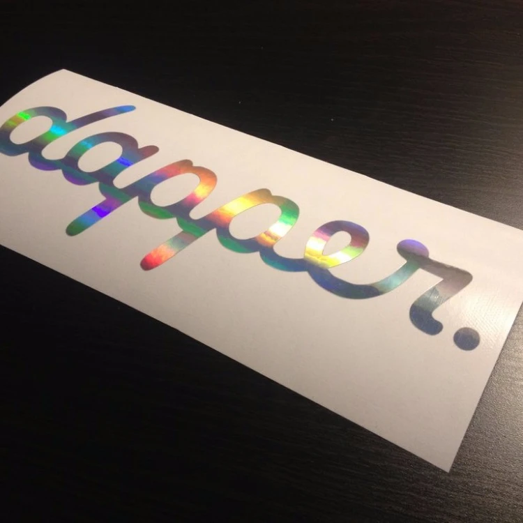 3D печати на водонепроницаемый и самоклеющиеся передачи наклейка с логотипом