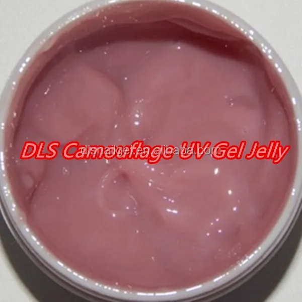 Camouflage UV Gel Jelly thick hard gel nail polish  bulk color Rubber base coat jar 1kg for last long time