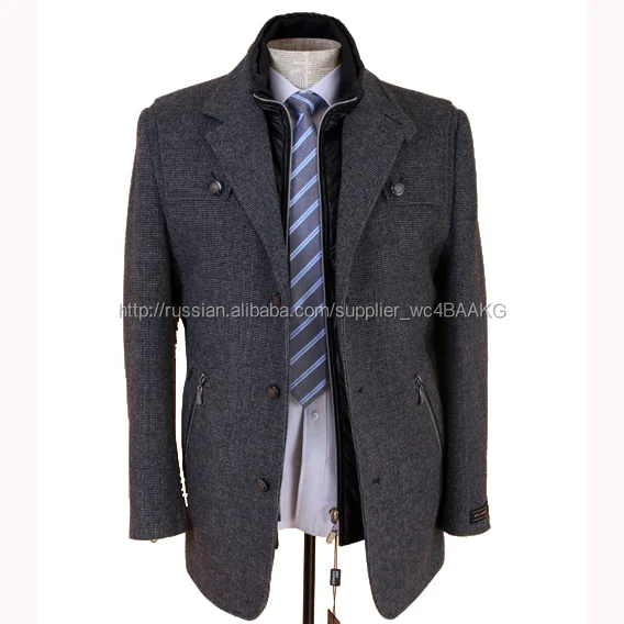ZHAN SHI latest dress Russia Wool winter coat man