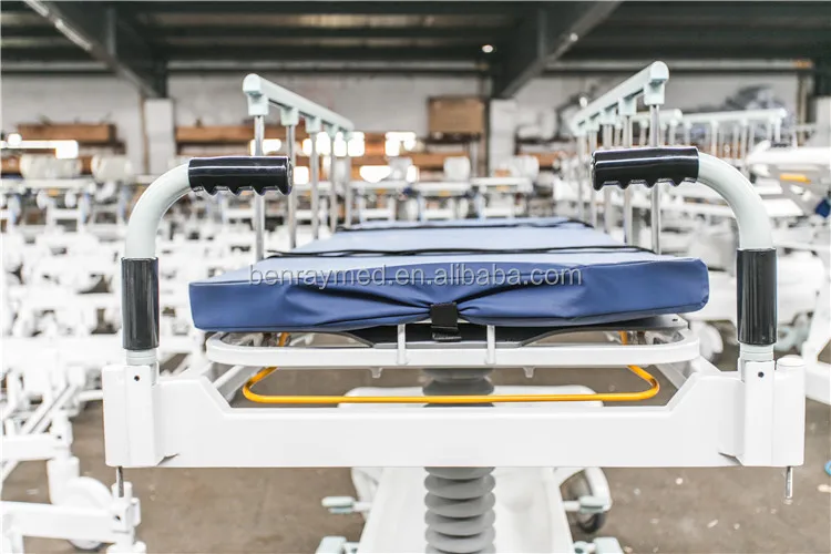 BR-TS1 Hydraulic hospital stretcher with wheels dimensions and gurney