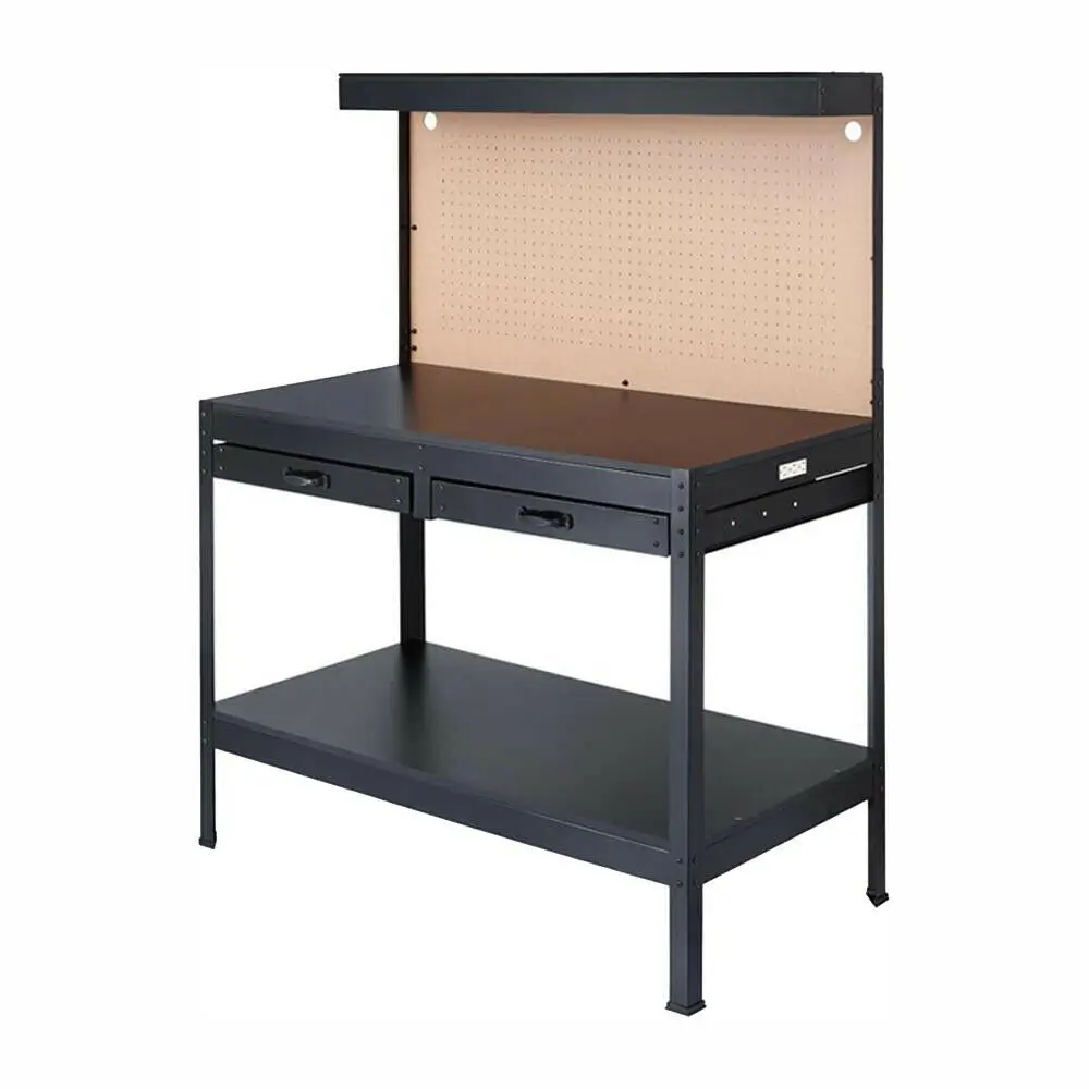 
big drawer workstation metal adjustable industrial workbench  (62218178633)