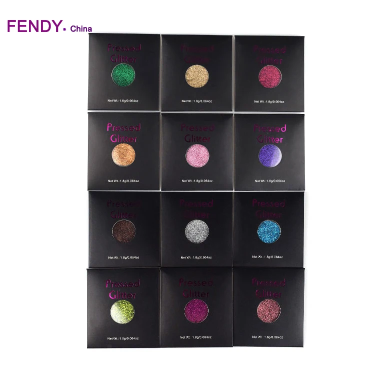 Professional Shining Pressed Glitter Eyeshadow Palette many colors in stock wholesale