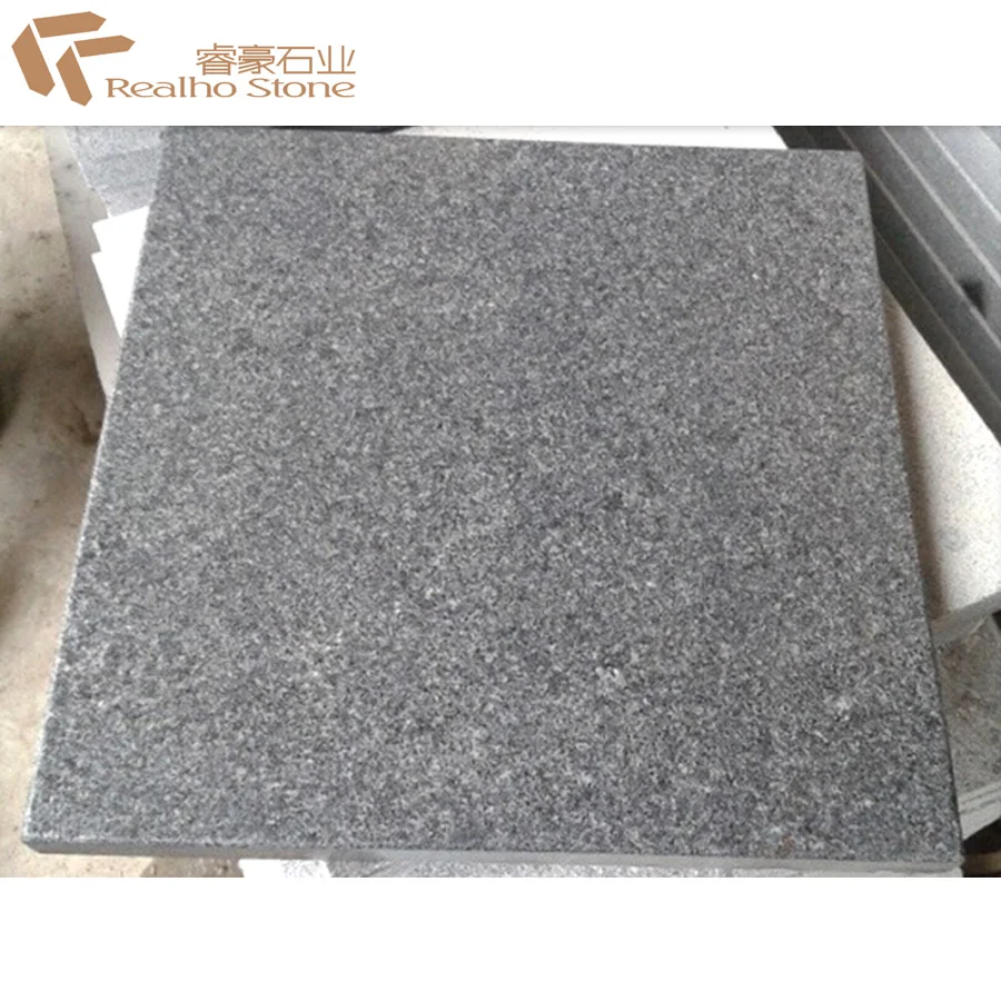 Огненная панда темно-серая гранитная плитка для дорожек