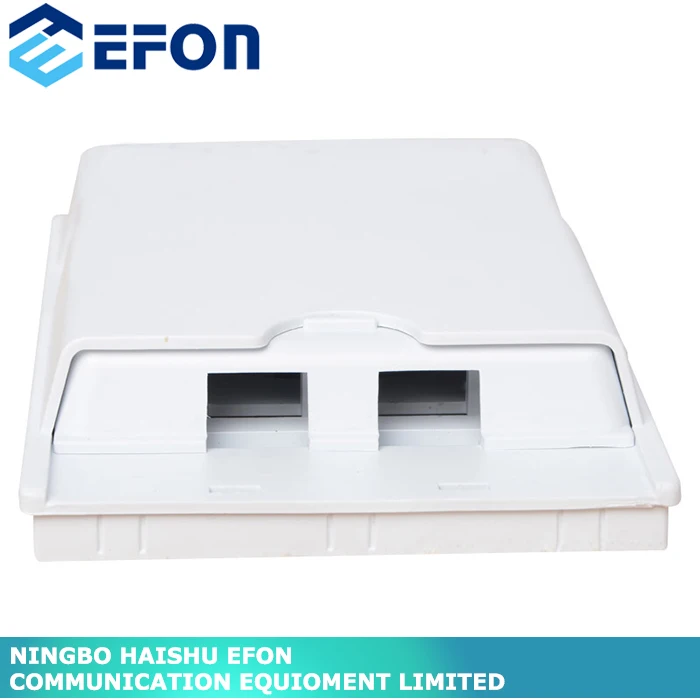 крытый 2 ядра оптической распределительной коробке, PC ABS настенный ftth коробки распределительные