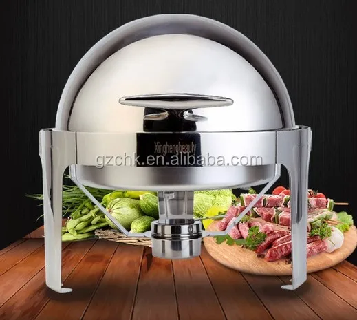 Commercial banquet chafing dish /restaurant buffet serving tray/round chafing dish