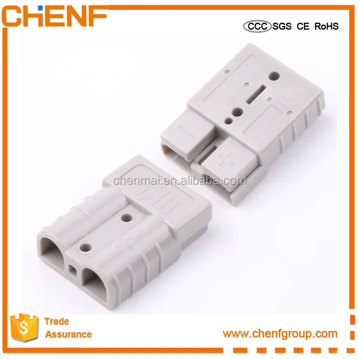 CHENF 2pole 50A 600V Bettery connector Charger Plug Male and Female Car Battery with terminal