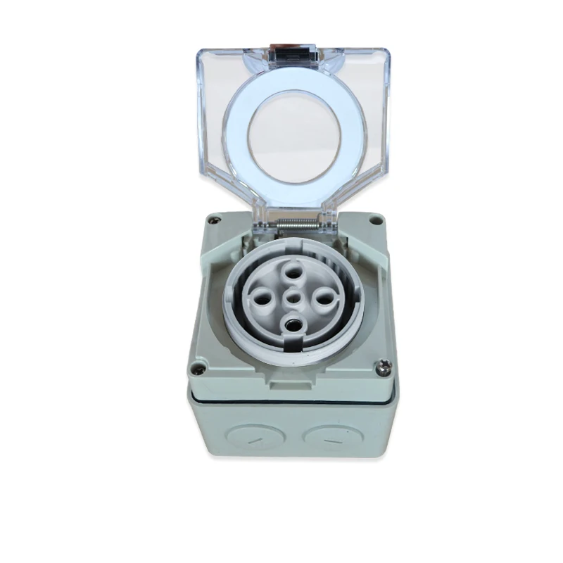 Australia Standard 5 Pins 500V 32A Industrial 3 Phase Male Female Plug Socket