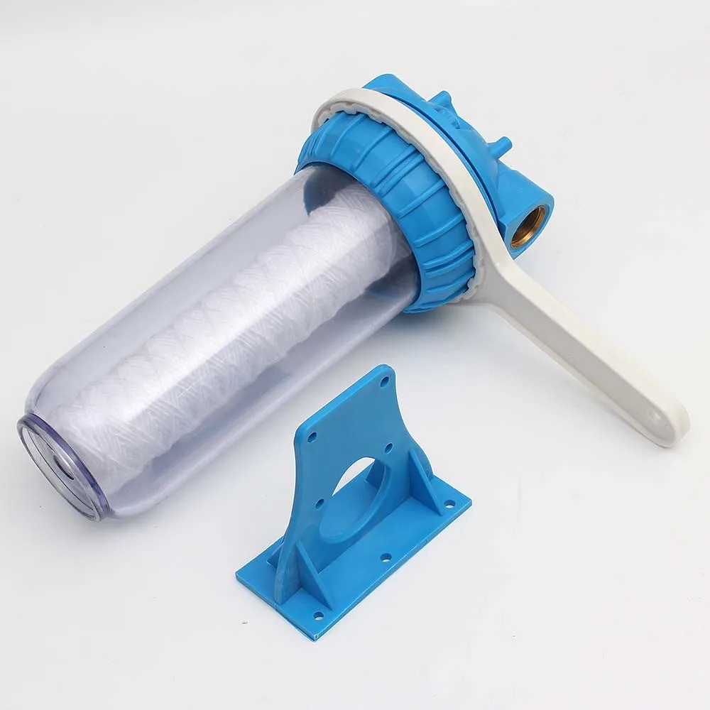 hot double clear housing plastic water filter