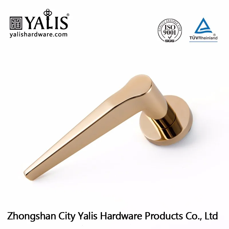 Новый стиль спальни перед полированной роза позолоченные дверные ручки блокировка набора