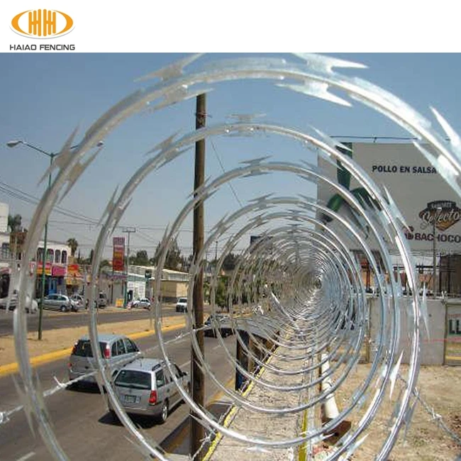 factory Best security electric razor wire alarm