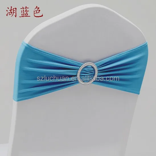 Оптовая продажа, свадебный банкет, недорогой стул из спандекса розового цвета с поясом