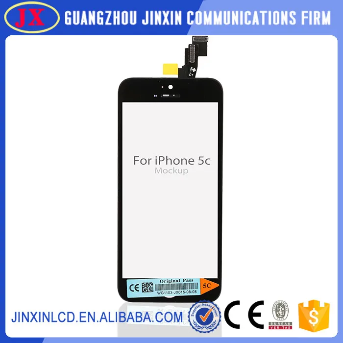 Для iPhone 5c ЖК-Экран Сенсорный Дигитайзер Ассамблеи Замена Белый +