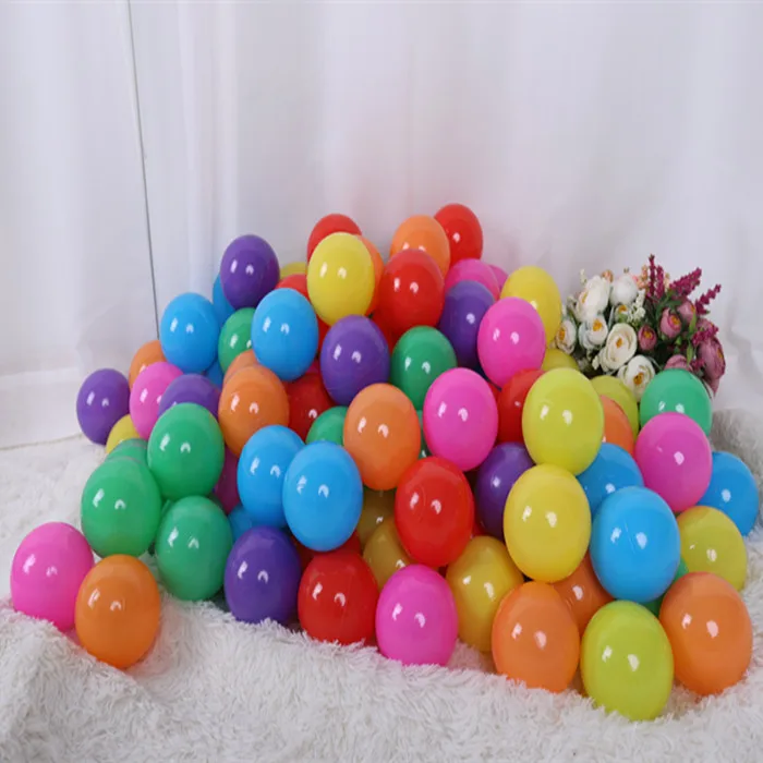 Wholesale Colorful Plastic Ball7.5 CM Pit Balls,5cm 6cm 7cm Cheap Soft Plastic Ball Toys For Kids