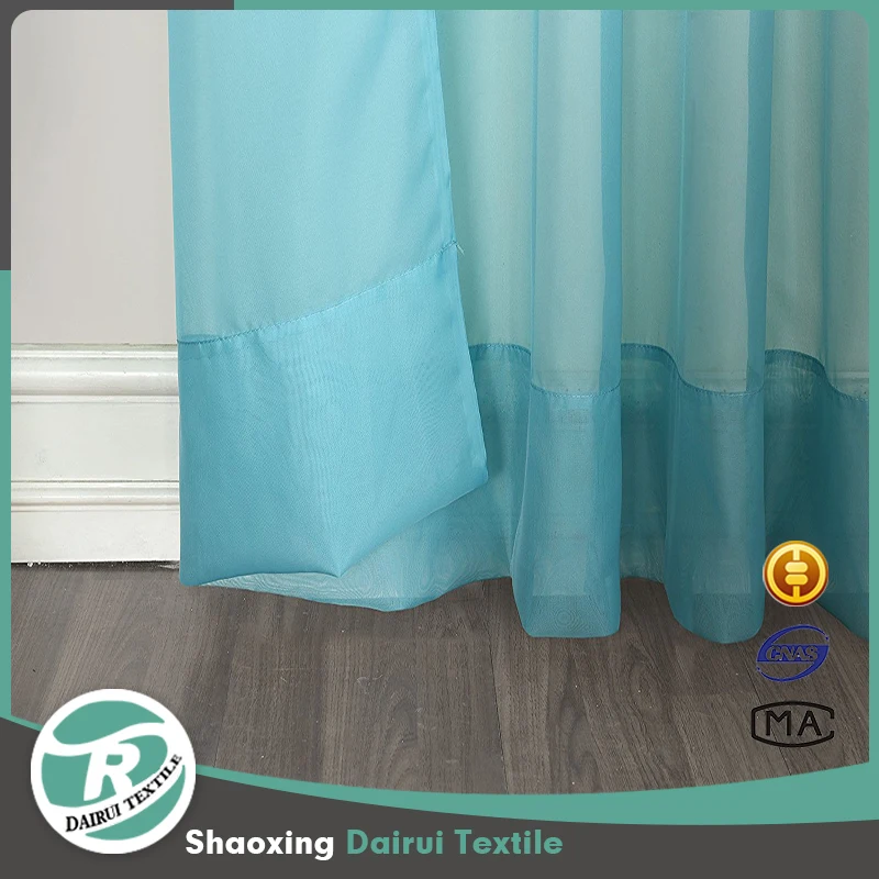 Custom Made Modern Curtain Design Europe Living Room Grey Voile Tulle Curtain
