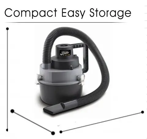 12v 100w mini wet dry car vacuum cleaner manufacturer sales