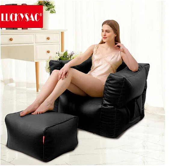 Living Room Sofa Beanbag, Lazy Sofa Foam Storage Gian Bean Bag