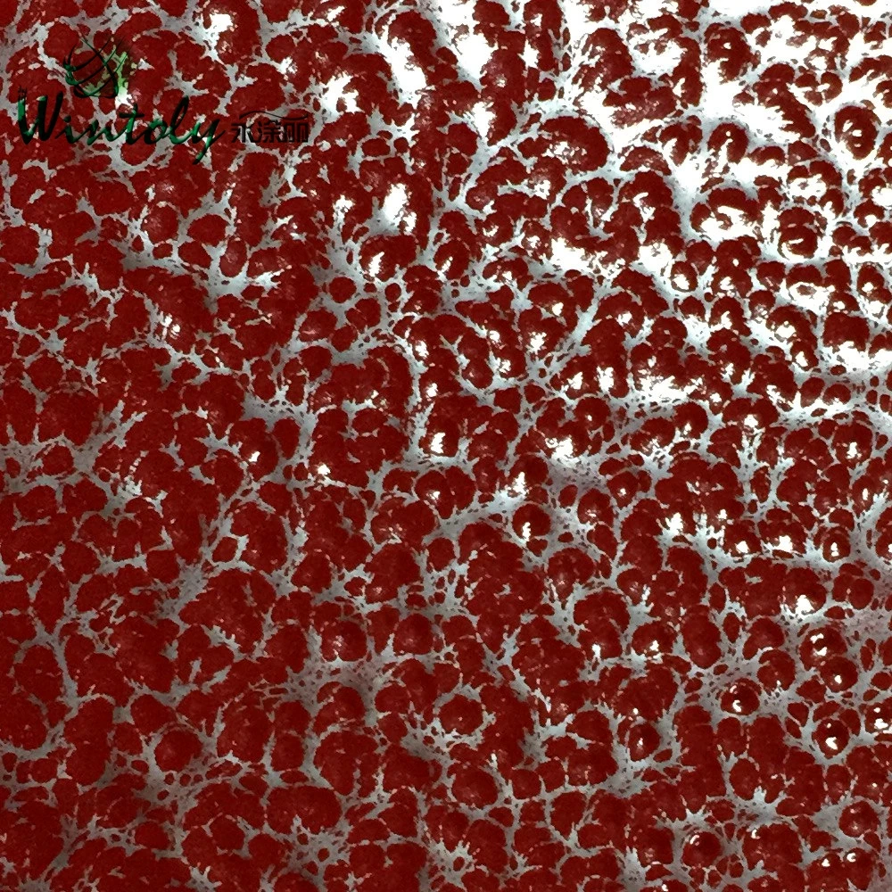 Metallic Antique Red Copper Hammer Powder Coating