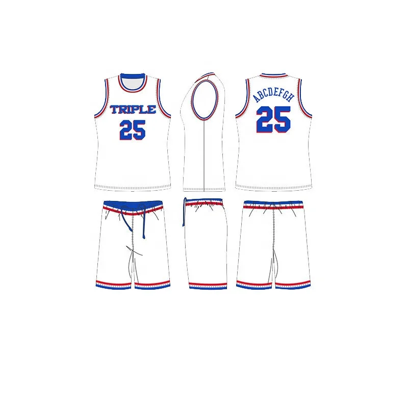 China Manufacturer Sublimation Basketball Uniforms New Design Basketball Team Uniform Personalized Jersey Uniform Set