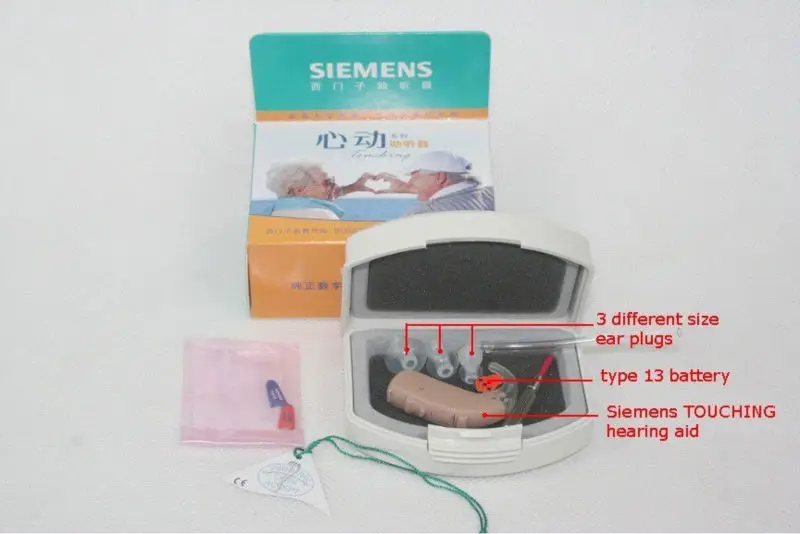 Новый высокомощный слуховой аппарат BTE touch Siemens