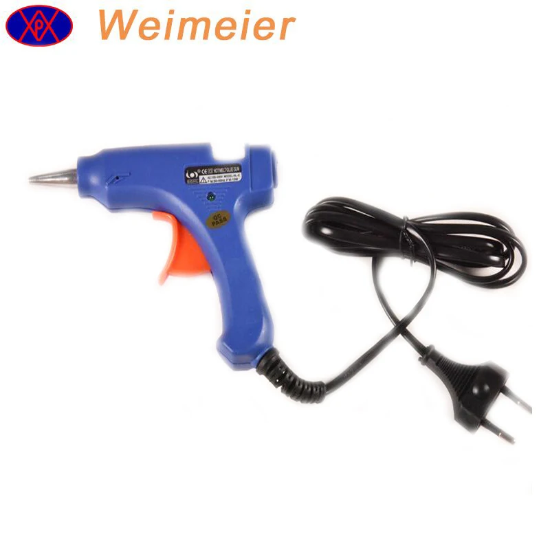 2017 high quality mini hot melt glue gun for hair extensions glue sticks
