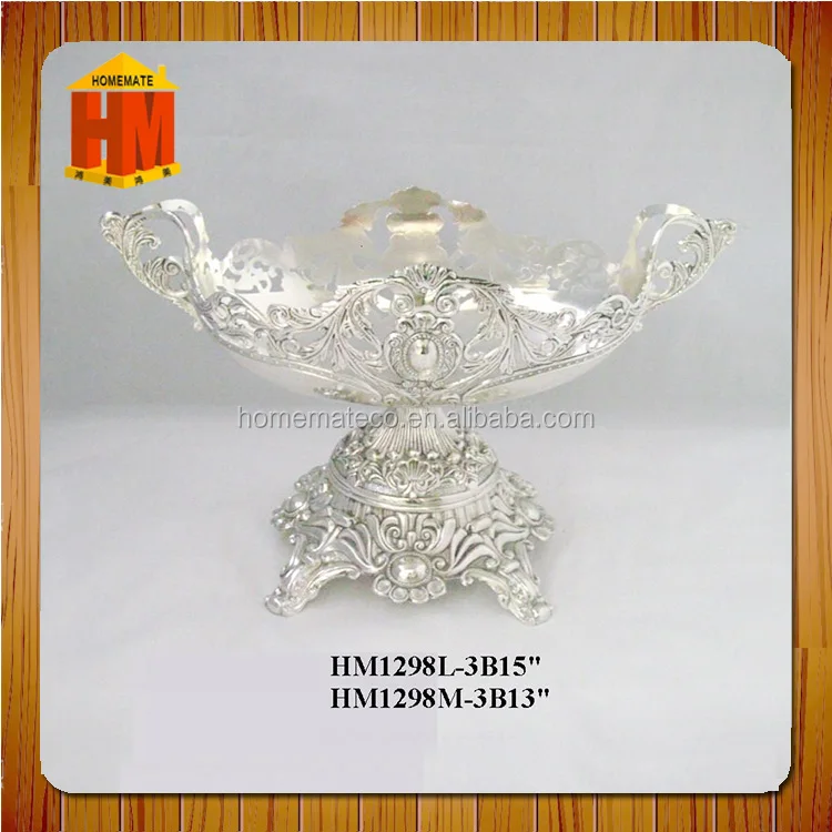 home decoration tourism gifts plated fruit basket bowl / party cracker holder /chocolate candy dish