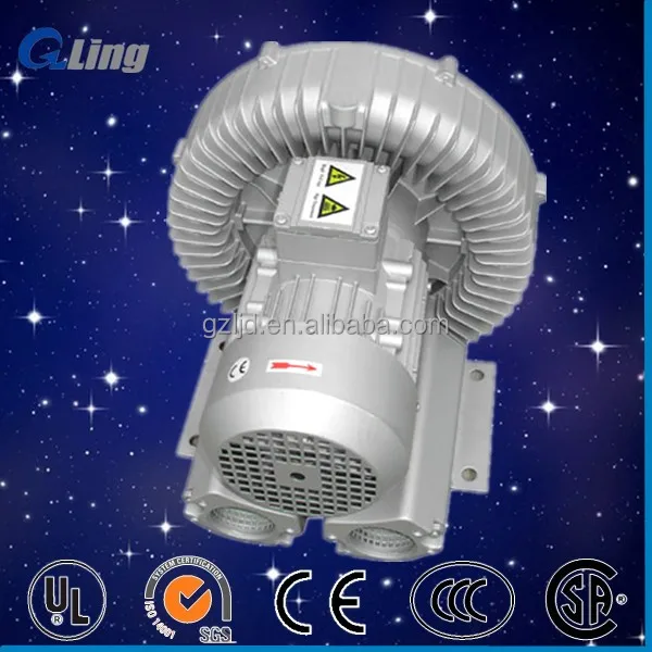 single phase industrial high pressure side channel air blower