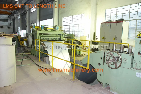 2016 LMS Lignt gauge cold rolled plate cutting machine auto