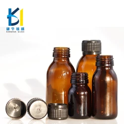 Hot-sale 100ml Prometh Cough Syrup Bottle With Tamper Proof Cap