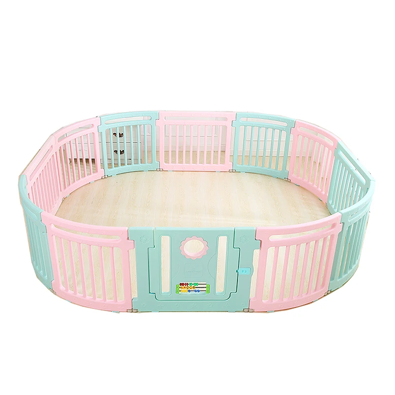
Kid Safety Play Yard Plastic Easy Assemble Baby Playpen at Home Use 
